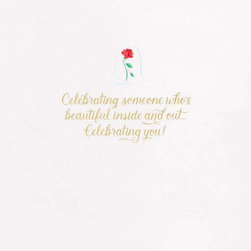 Disney Princess Beauty and the Beast Belle Celebrating You Card, 