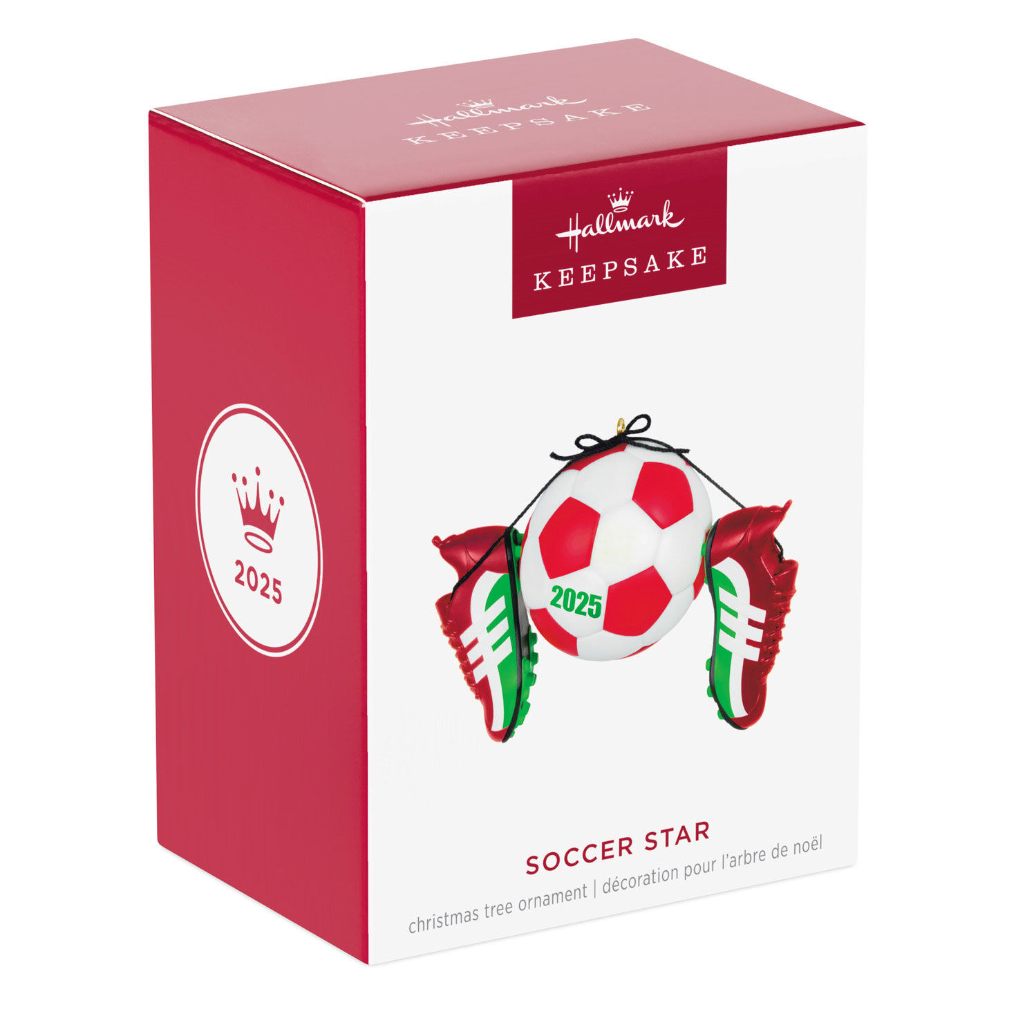 Soccer Ball and Shoes 2025 Keepsake Ornament package front image number 7