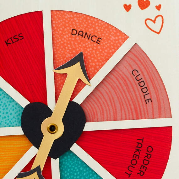 Just Want to Be With You Valentine's Day Card for Husband With Spinner Wheel, , large image number 4