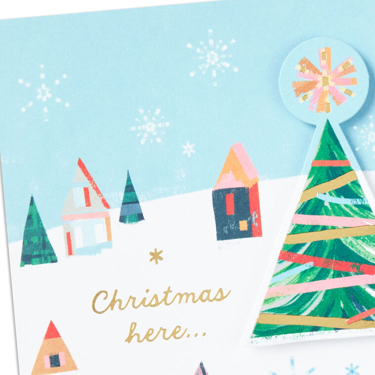 Wintry Homes and Cars UNICEF Boxed Christmas Cards Cover Detail image number 6