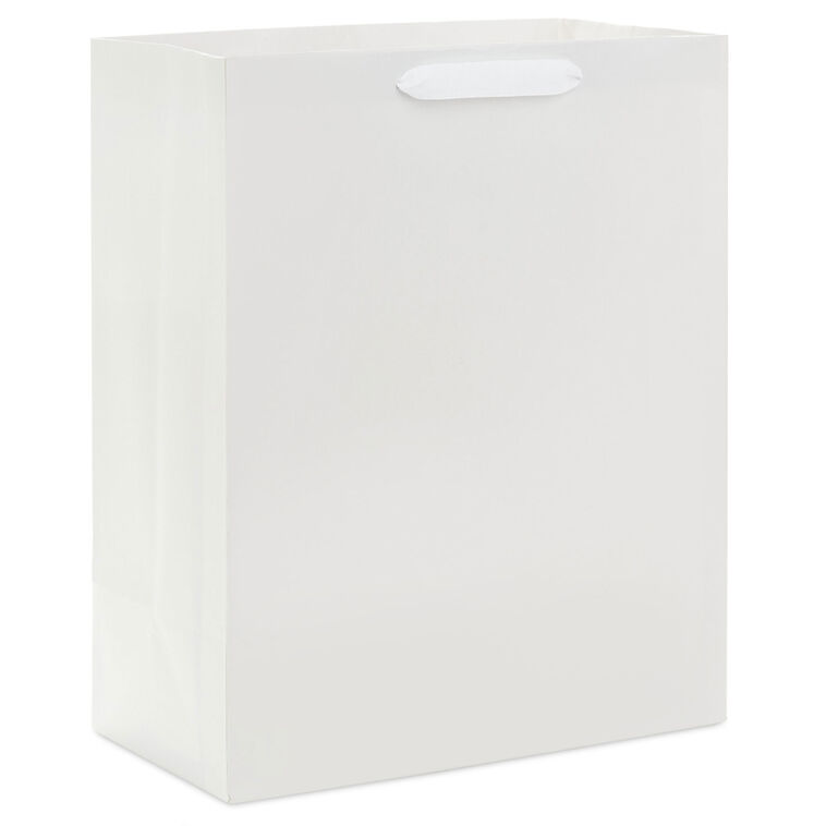 13" White Large Gift Bag