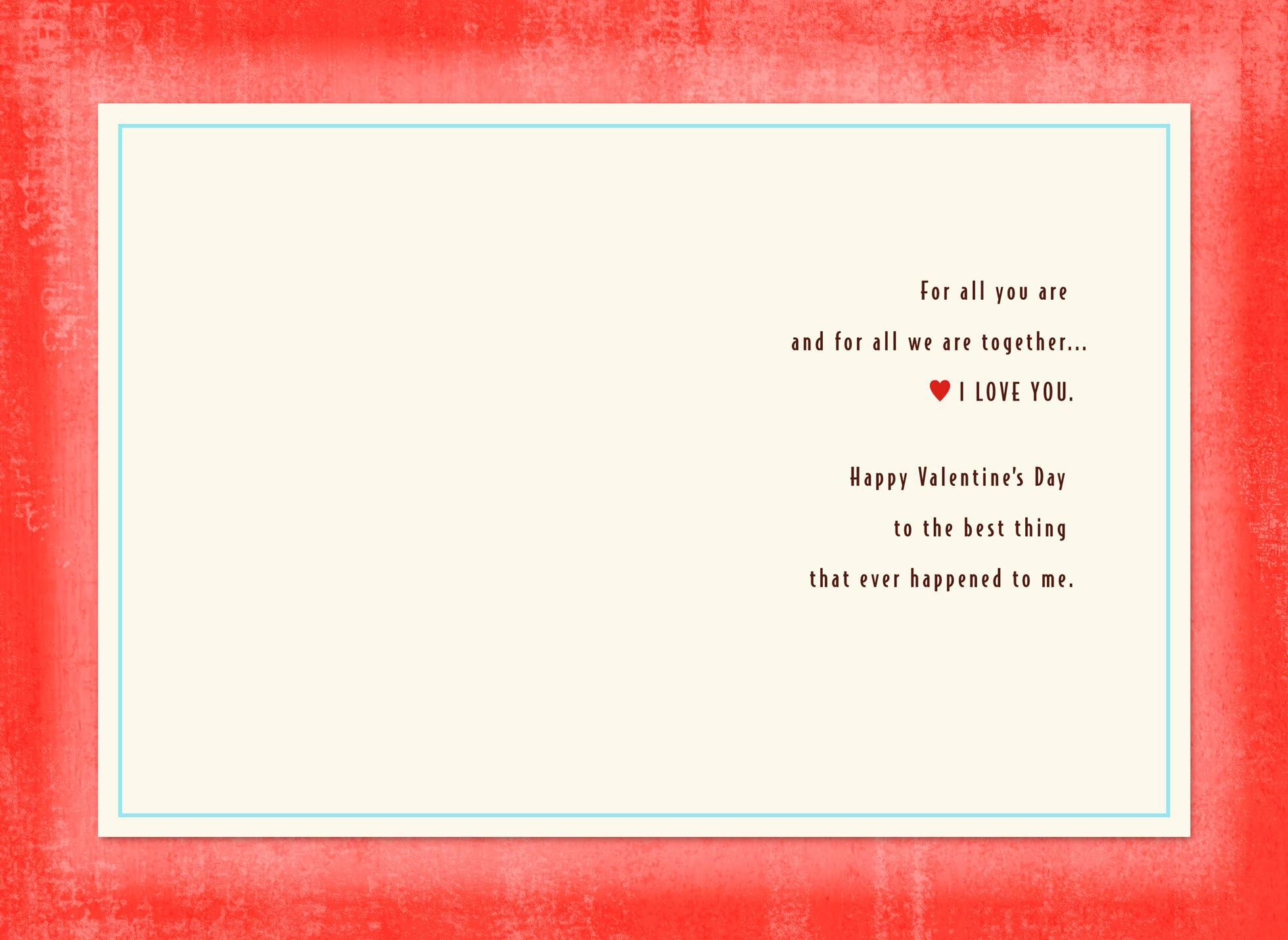 Heart and Arrow Romantic Valentine's Day Card