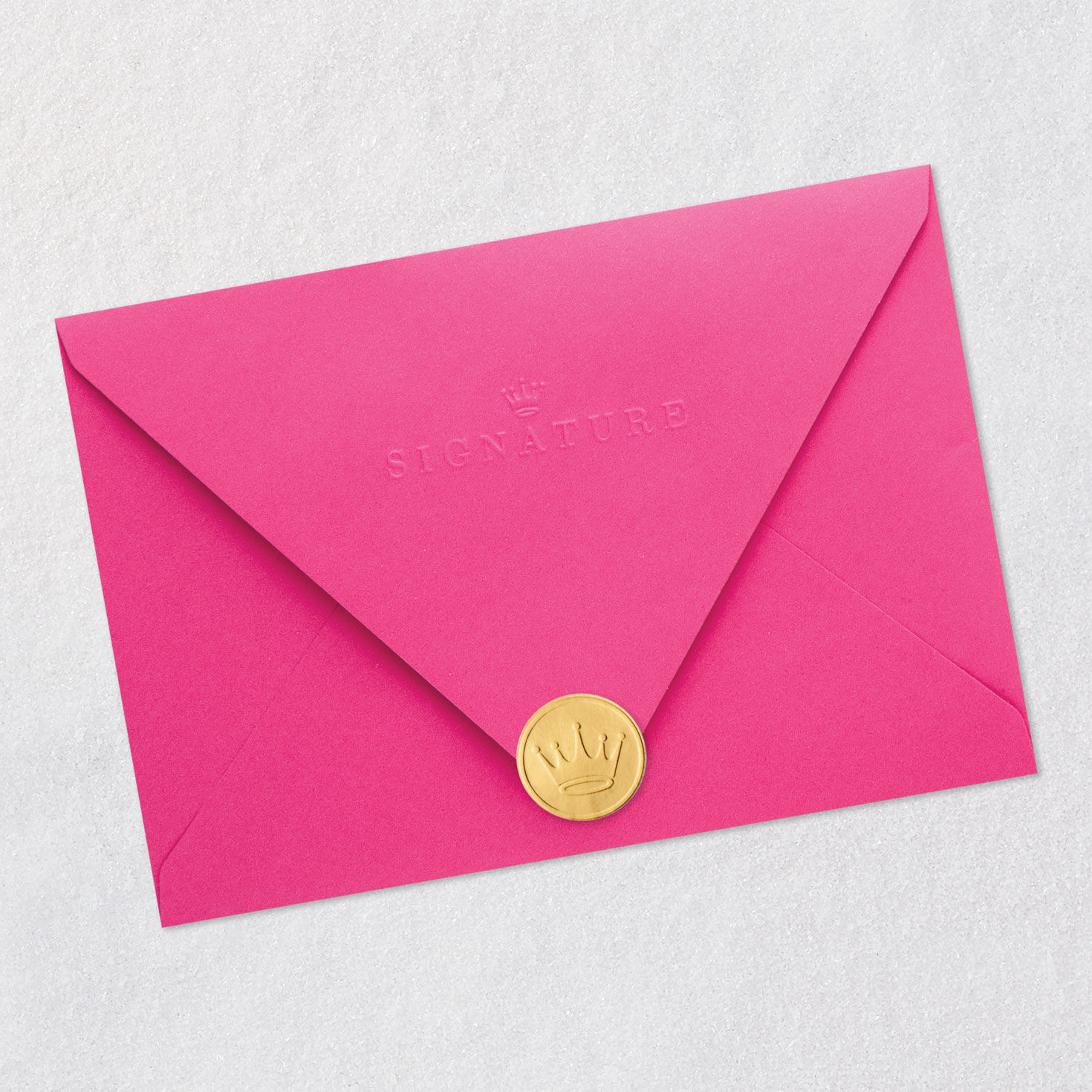 Beaded Birthday Cake Birthday Card Envelope Back with Seal image number 8