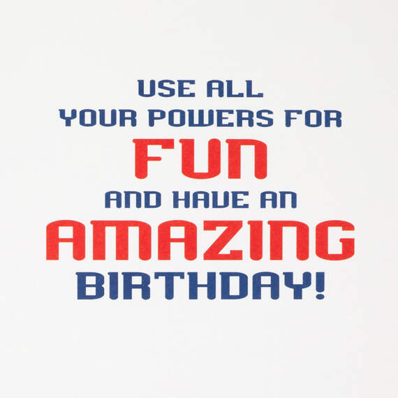 Marvel Spider-Man Power and Responsibility Musical Birthday Card With Light, , large image number 2