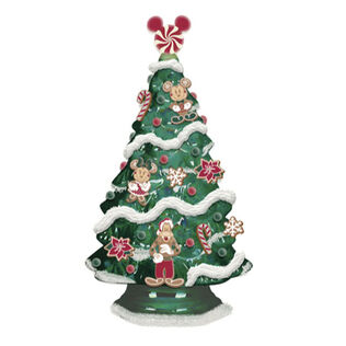 Disney Mickey and Friends Christmas Tree Tabletop Decoration With Light and Sound