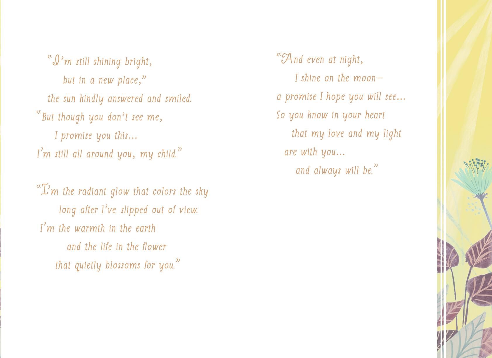 The Story of Love and Light Encouragement Card