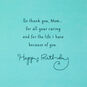 Thanks for Your Love and Caring Birthday Card for Mom, , large image number 3