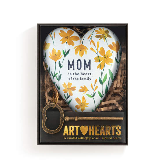 Demdaco Mom Is the Heart of the Family Art Heart Sculpture, , large image number 3