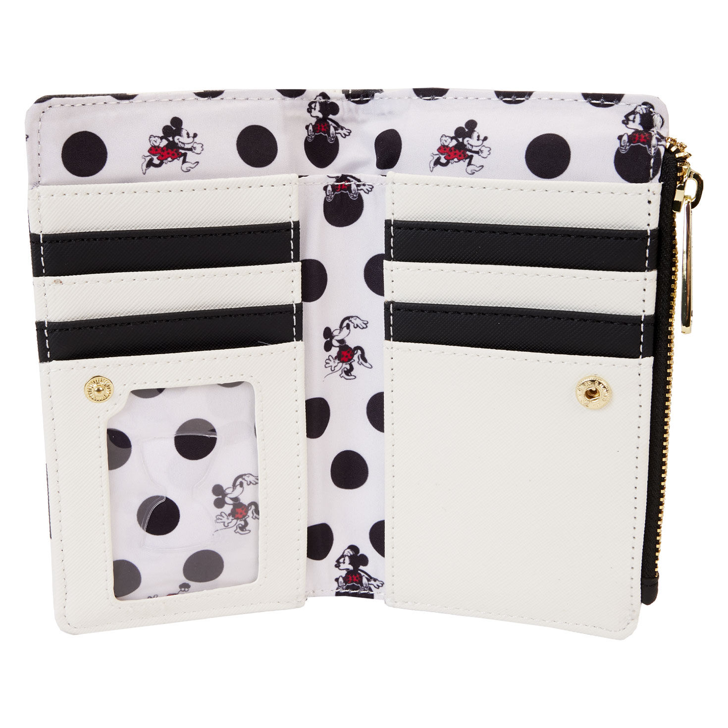 Loungefly Disney Minnie Mouse Rocks the Dots Classic Flap Wallet