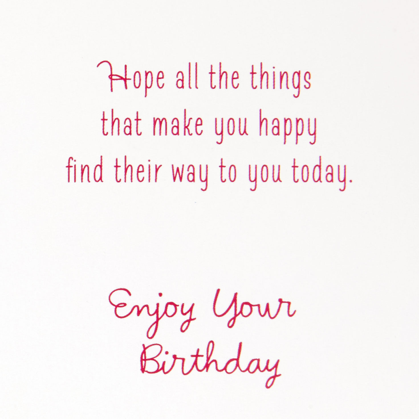 Cute Cat Holding Flowers Happy Birthday Card Sentiment image number 2