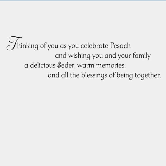 Wishing Your Family Blessings Passover Card, , large image number 2