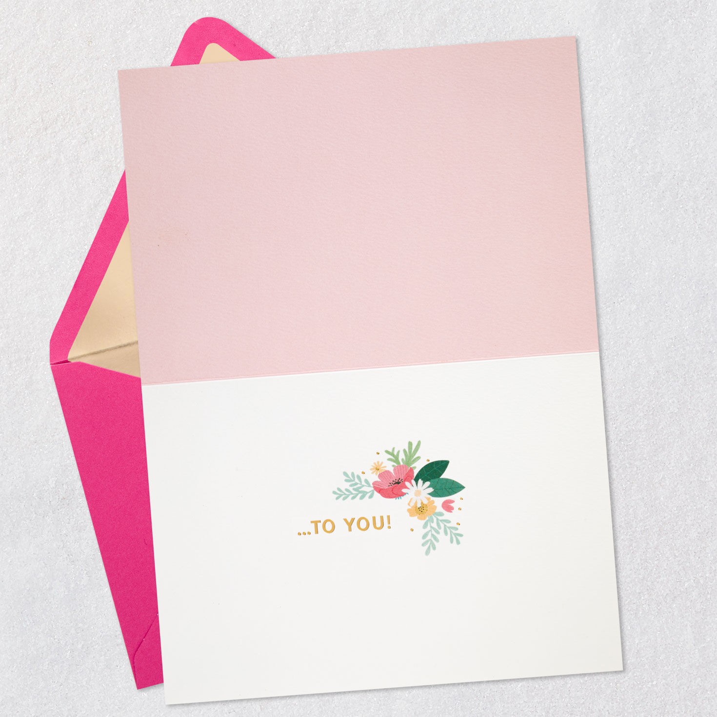 Quilled Floral Signature Mother's Day Card open card with envelope image number 3