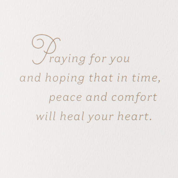 Peace and Comfort to Heal Your Heart Sympathy Card, , large image number 2