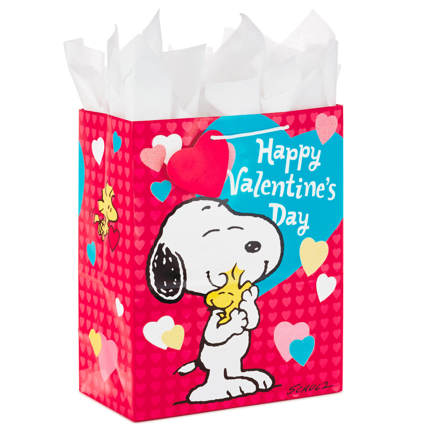 13 Peanuts® Snoopy Large Valentine's Day Gift Bag With Tissue Paper - Gift  Bags - Hallmark