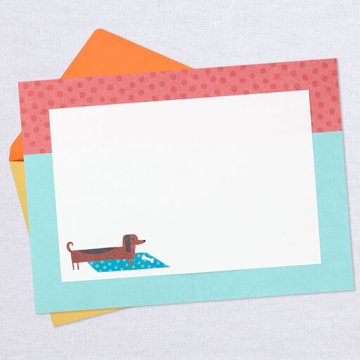 Dog Party Blank Card, 