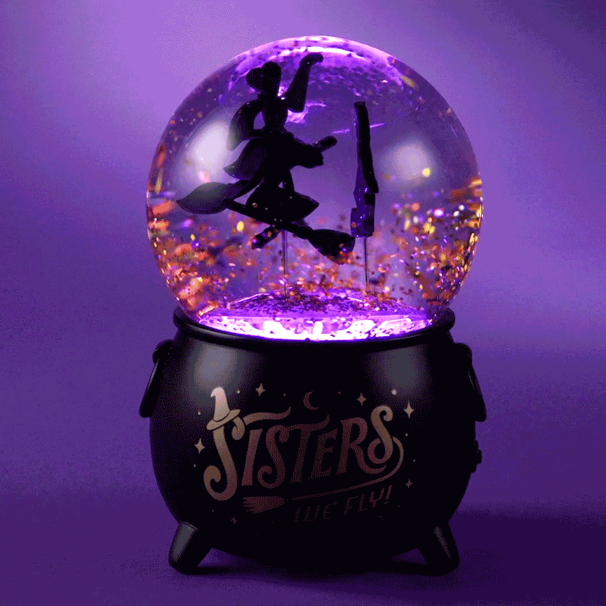 Disney Hocus Pocus Sanderson Sisters Snow Globe With Light for only USD 74.99 | Hallmark