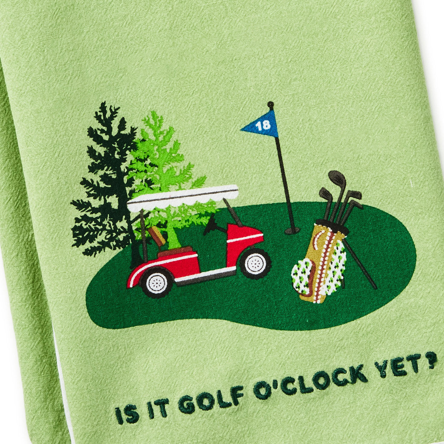 Golf O'Clock Tea Towel, 18x26 for only USD 14.99 | Hallmark