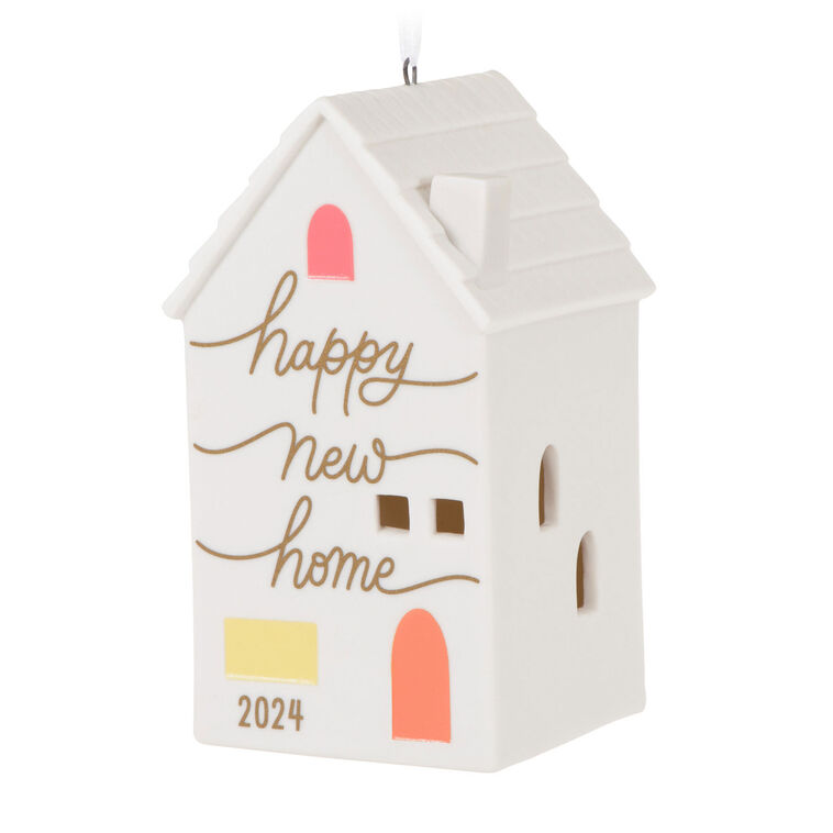 New Home 2024 Porcelain Ornament