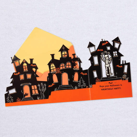 Haunted House Happy Halloween Card, , large image number 4