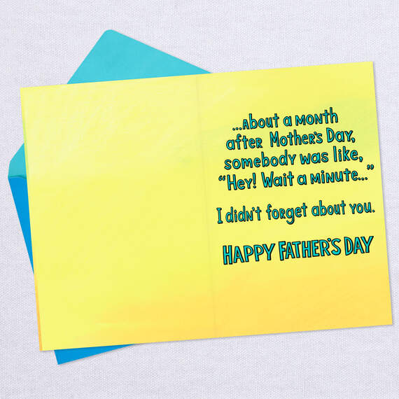 A Month After Mother's Day Funny Father's Day Card, , large image number 3