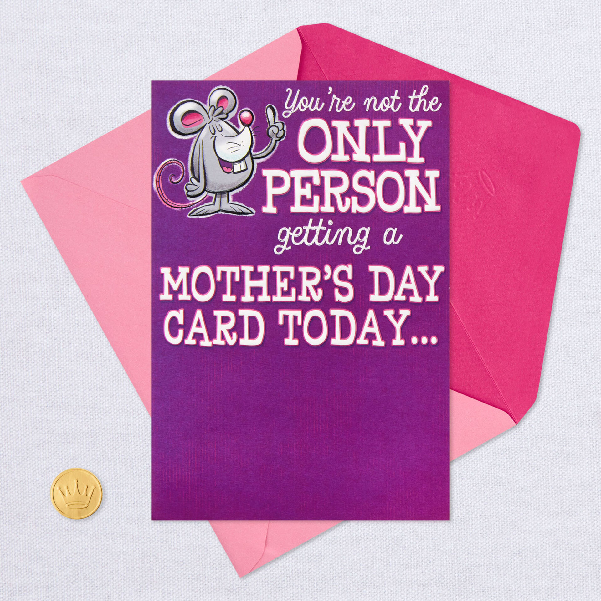 World's Nicest Mom Trophy PopUp Mother's Day Card Greeting Cards