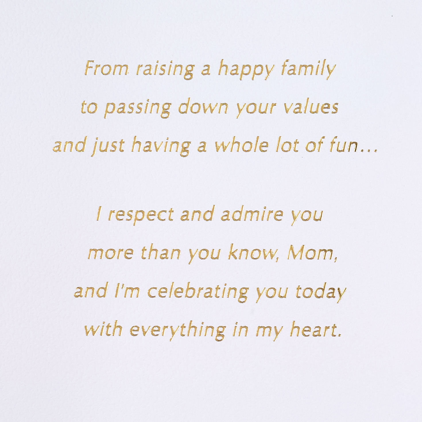 Heart on Ombr&eacute; Stripes Best Mom Mother's Day Card Sentiment  image number 2