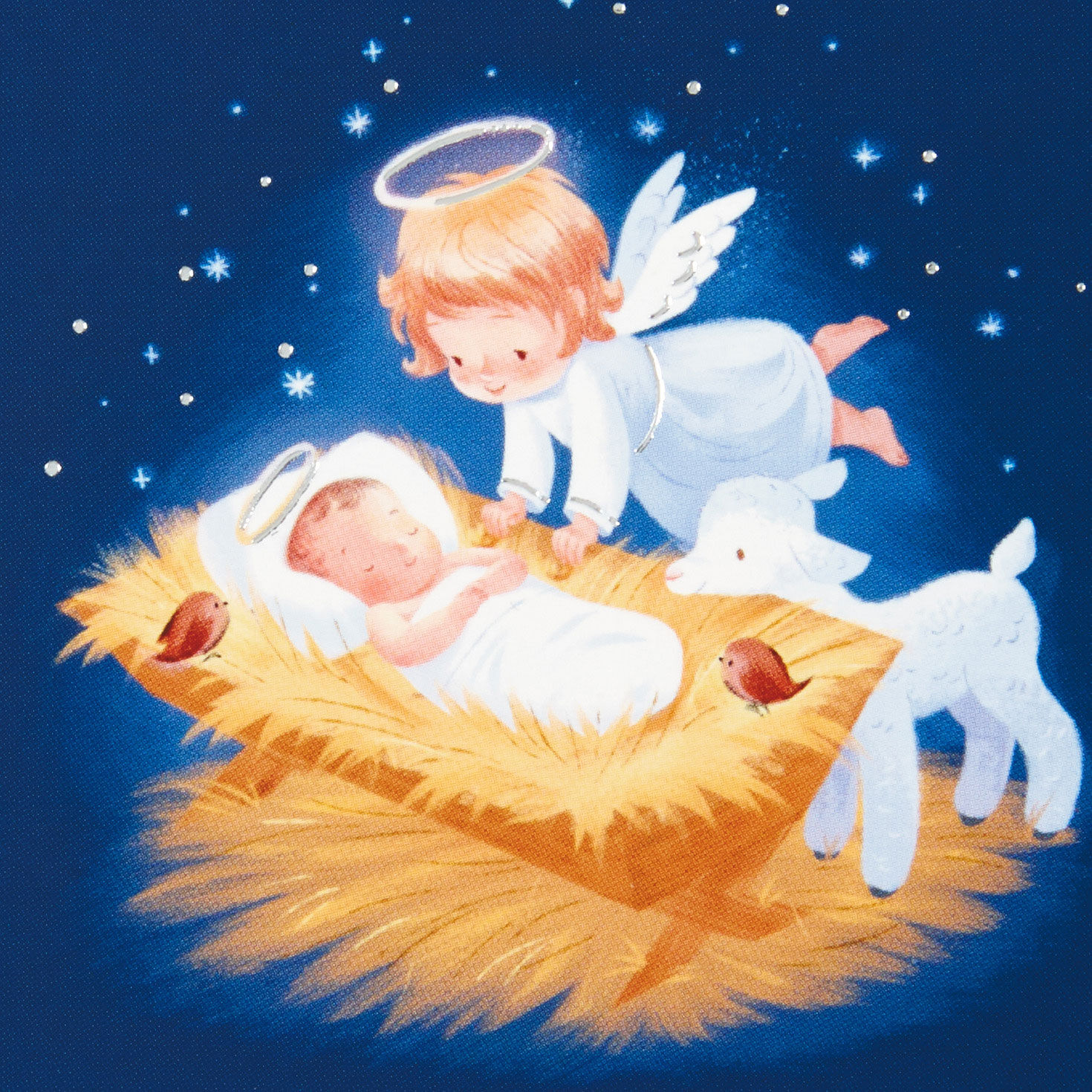 Little Angel and Baby Jesus Boxed Christmas Cards, Pack of 16 for only USD 12.49 | Hallmark