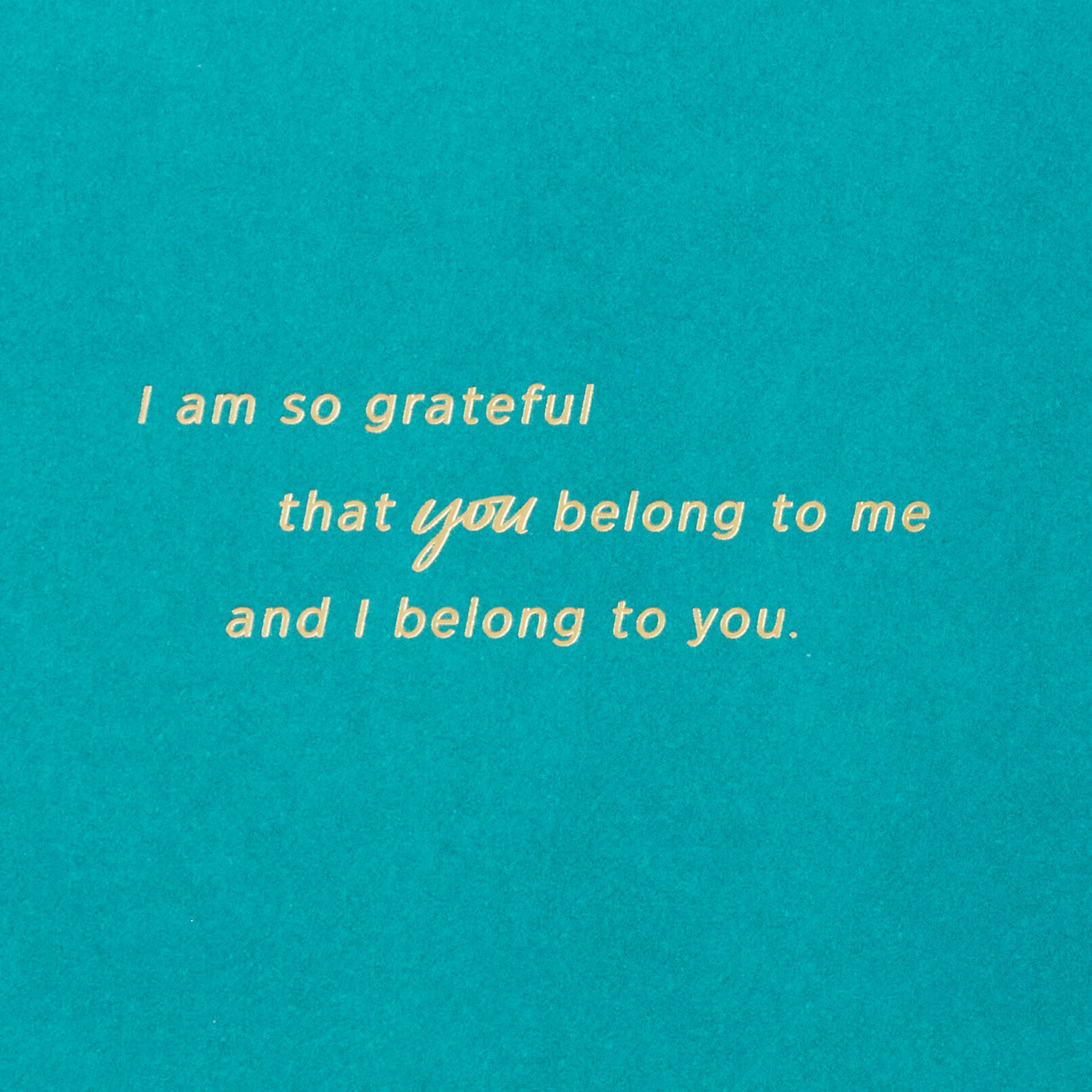 Teal Waves Romantic Anniversary Card for Husband Sentiment image number 2