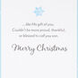 Snowy Barn Religious Christmas Card for Son Sentiment image number 2