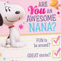 Peanuts® Snoopy Awesome Nana Checklist Mother's Day Card, , large image number 4