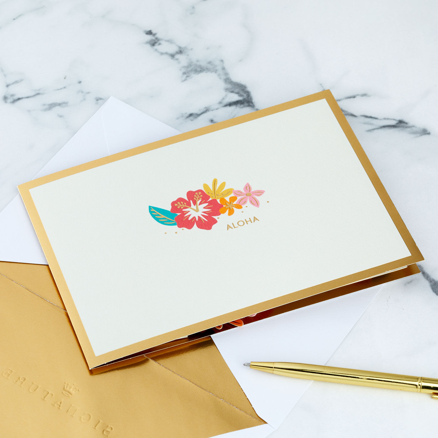 Disney Lilo & Stitch Aloha Tropical 3D Pop-Up Card Card with envelope and pen image number 7