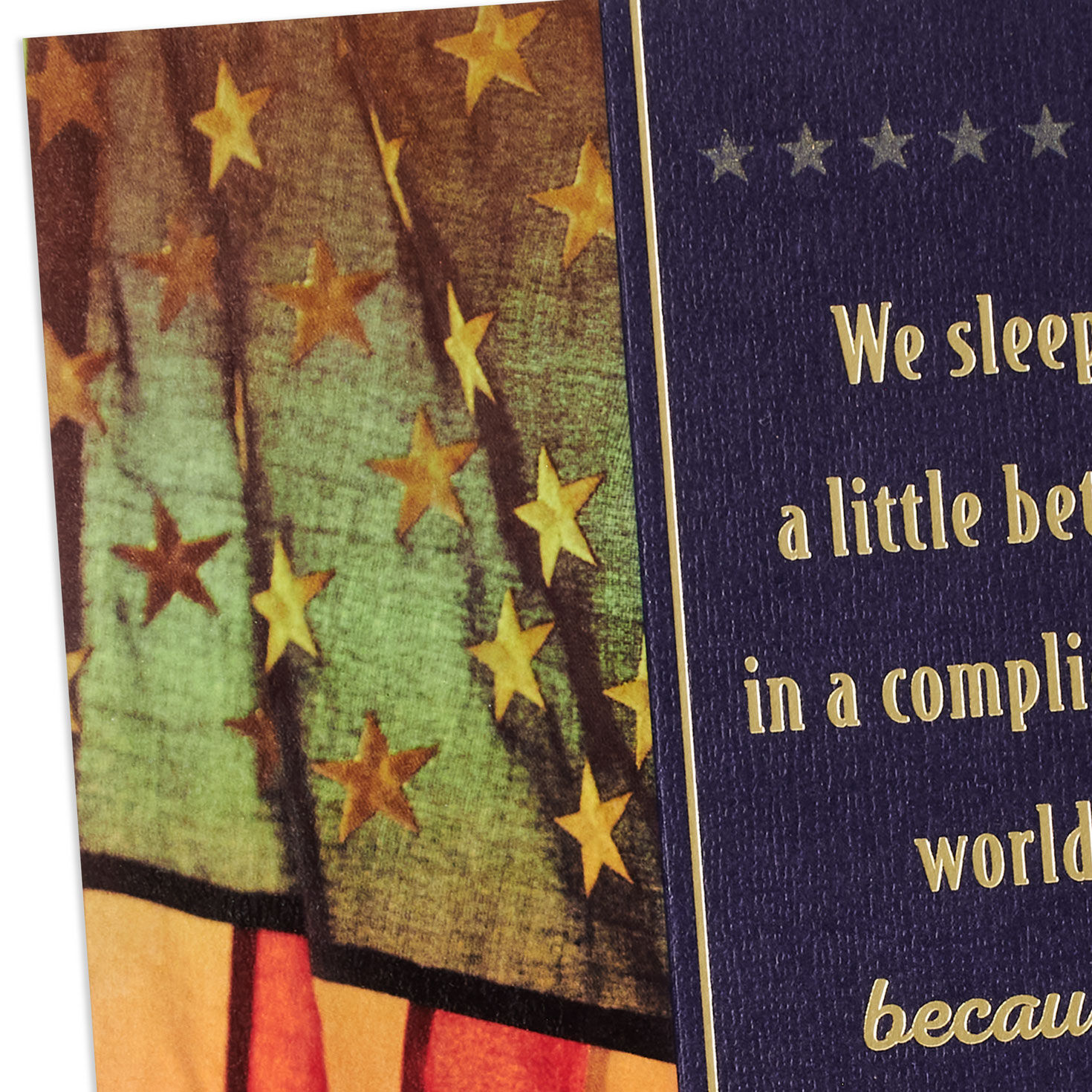 I Hope You'll Stay Safe Military Appreciation Card for only USD 5.59 | Hallmark