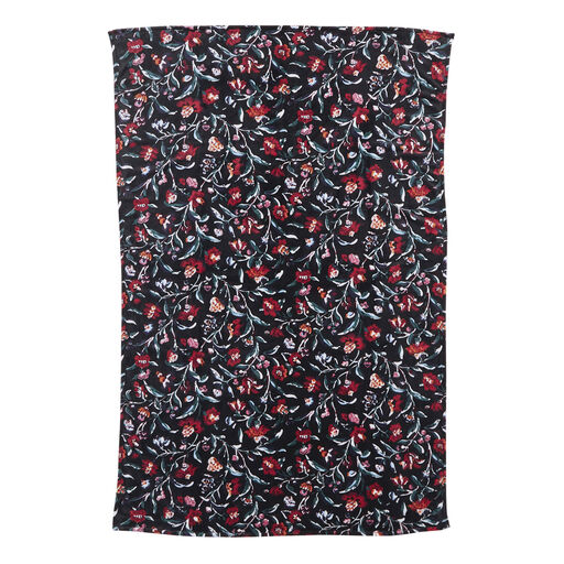 Vera Bradley Throw Blanket in Perennials Noir, 50x80, 