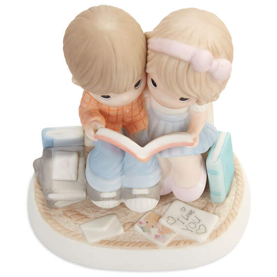 Precious Moments Couple Reading Book Figurine, 6", , large image number 3