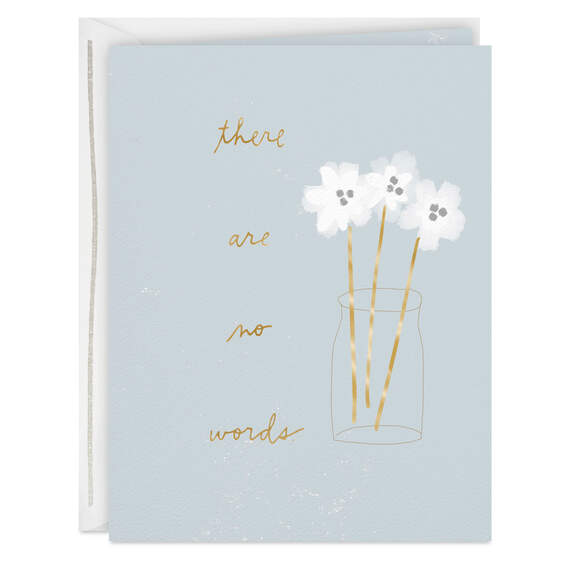 No Words, Only Love Sympathy Card