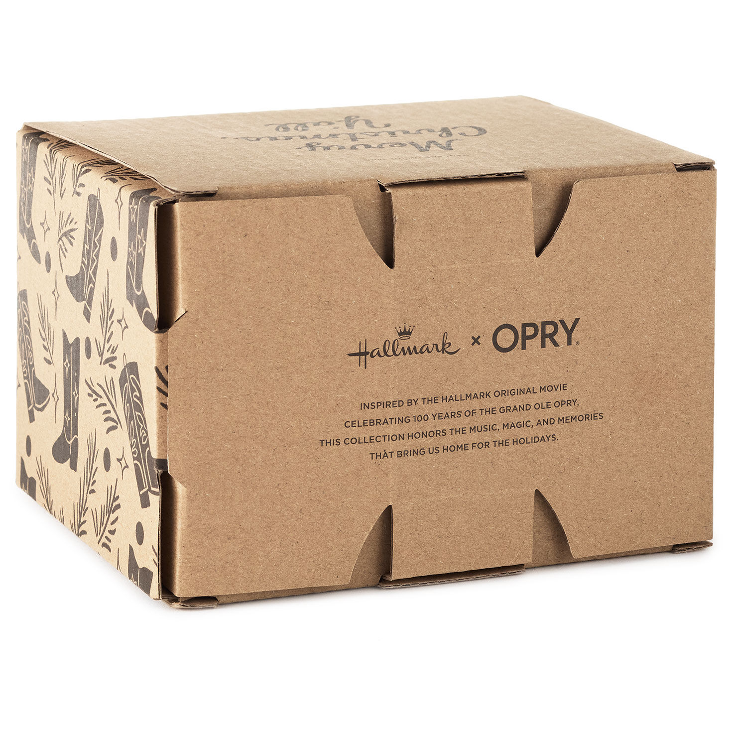 Hallmark & Grand Ole Opry Cowboy Boots Sculpted Mug package back image number 4