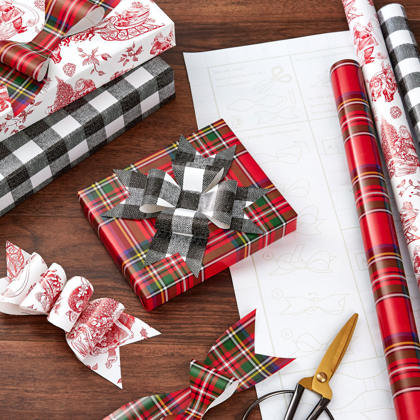 Cozy Christmas Wrapping Paper Trio  image number 2