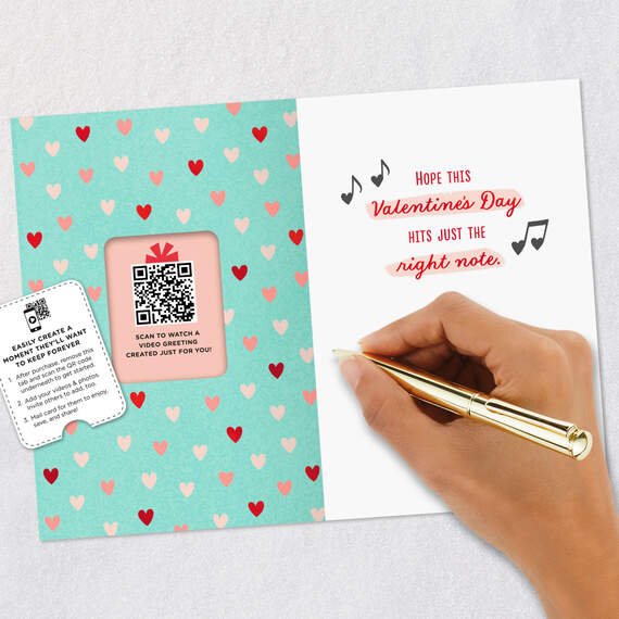 Turn Up the Love Video Greeting Valentine's Day Card, , large image number 8