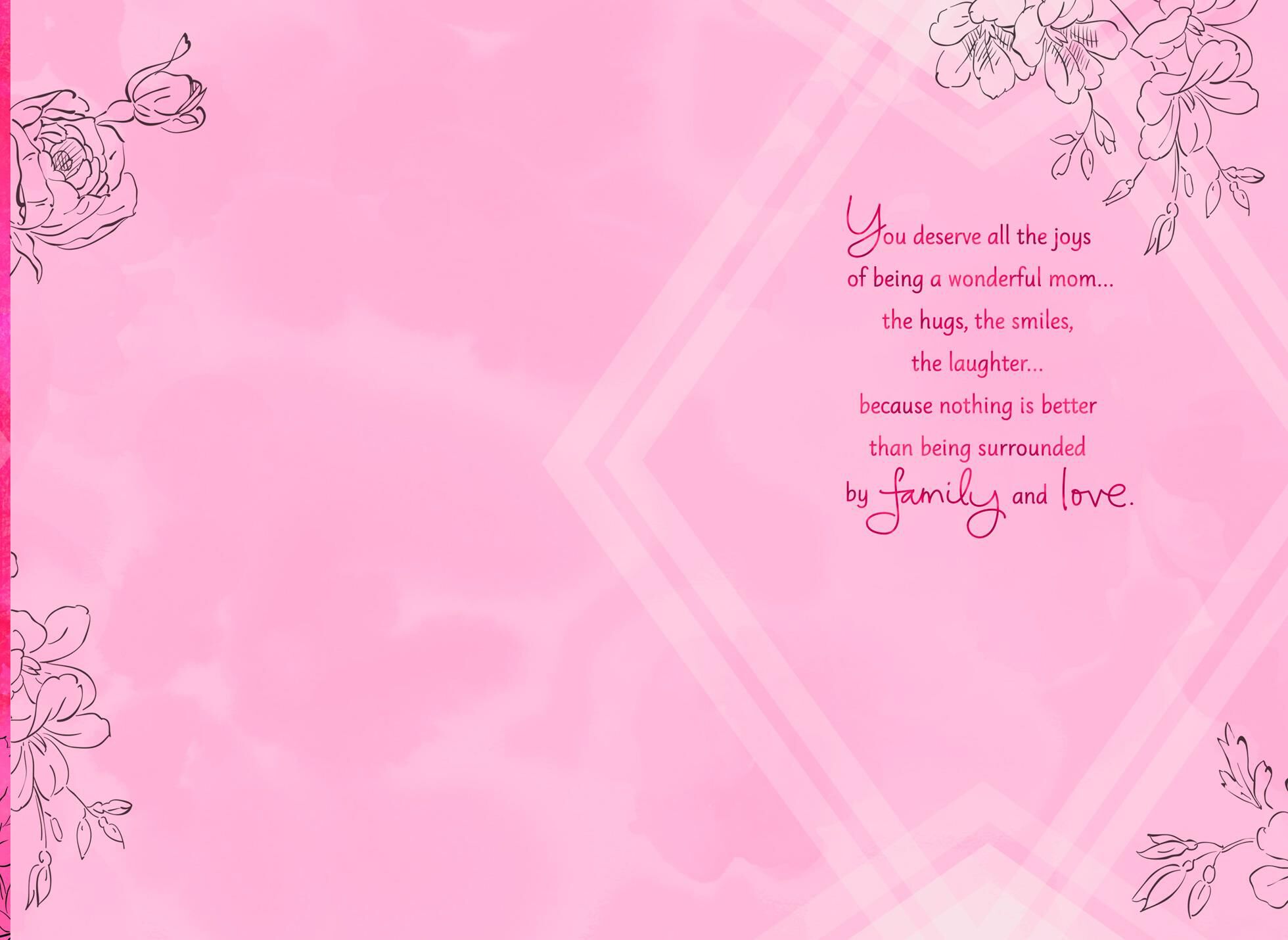 You Deserve All the Joy Mother's Day Card Supporting Susan G. Komen®