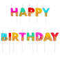 "Happy Birthday" Letters Colorful Birthday Candles, Set of 13, , large image number 1