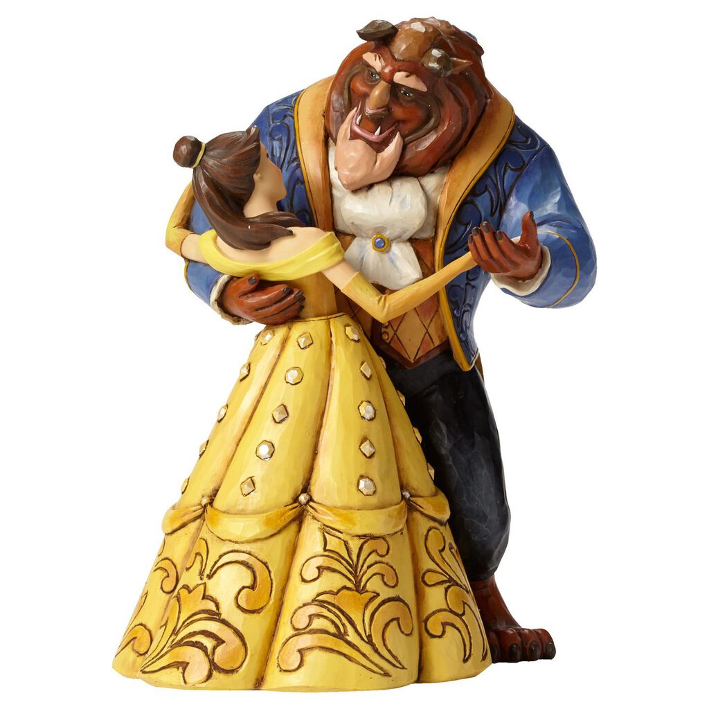 jim shore beauty and the beast figurine