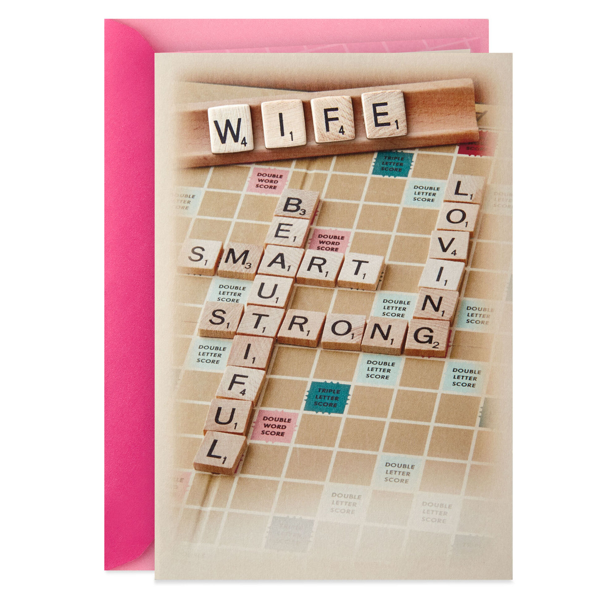 Personalised 6"sq Scrabble Birthday Anniversary Card  30 40 50 60 70 80 90 NEW