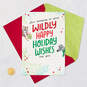 Wildly Happy Holiday Wishes Christmas Card, , large image number 8