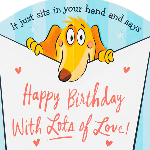 Lots of Love Funny Pop-Up Birthday Card for Son, 