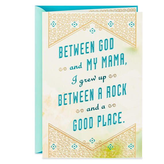 I'm Blessed You Raised Me Right Mother's Day Card for Mama, , large image number 1