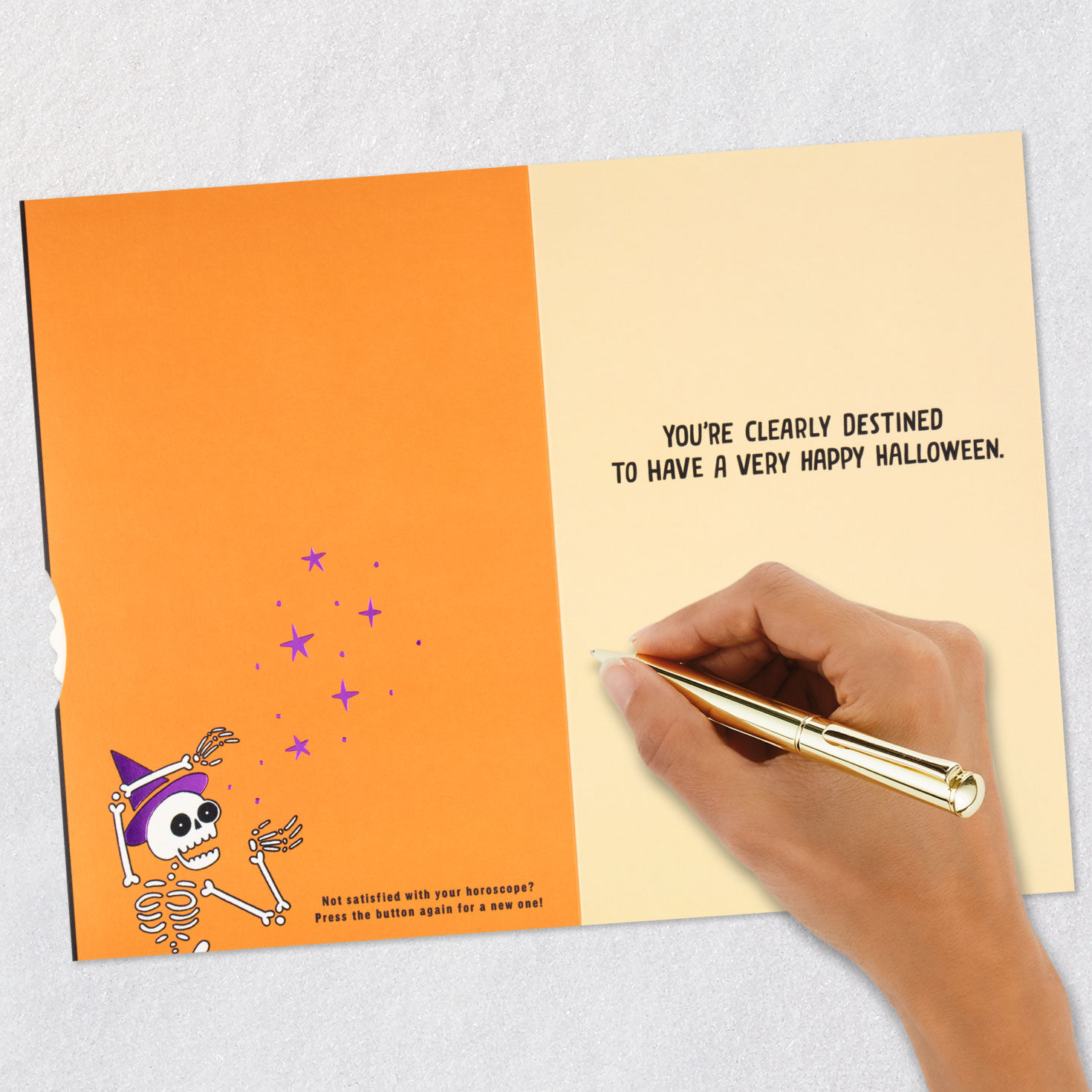 Horoscope Spinner Funny Halloween Card With Sound  image number 7