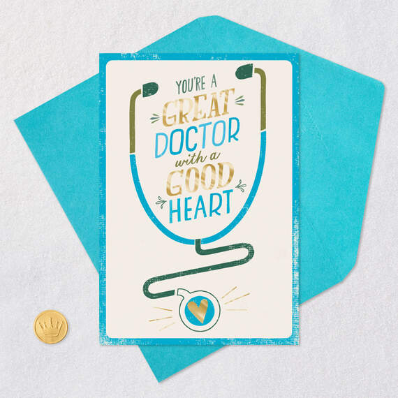 You're a Great Doctor With a Good Heart Thank-You Card, , large image number 5