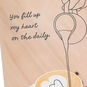 Coffee Beans and Latte Heart Art Blank Card Card Front Detail image number 3
