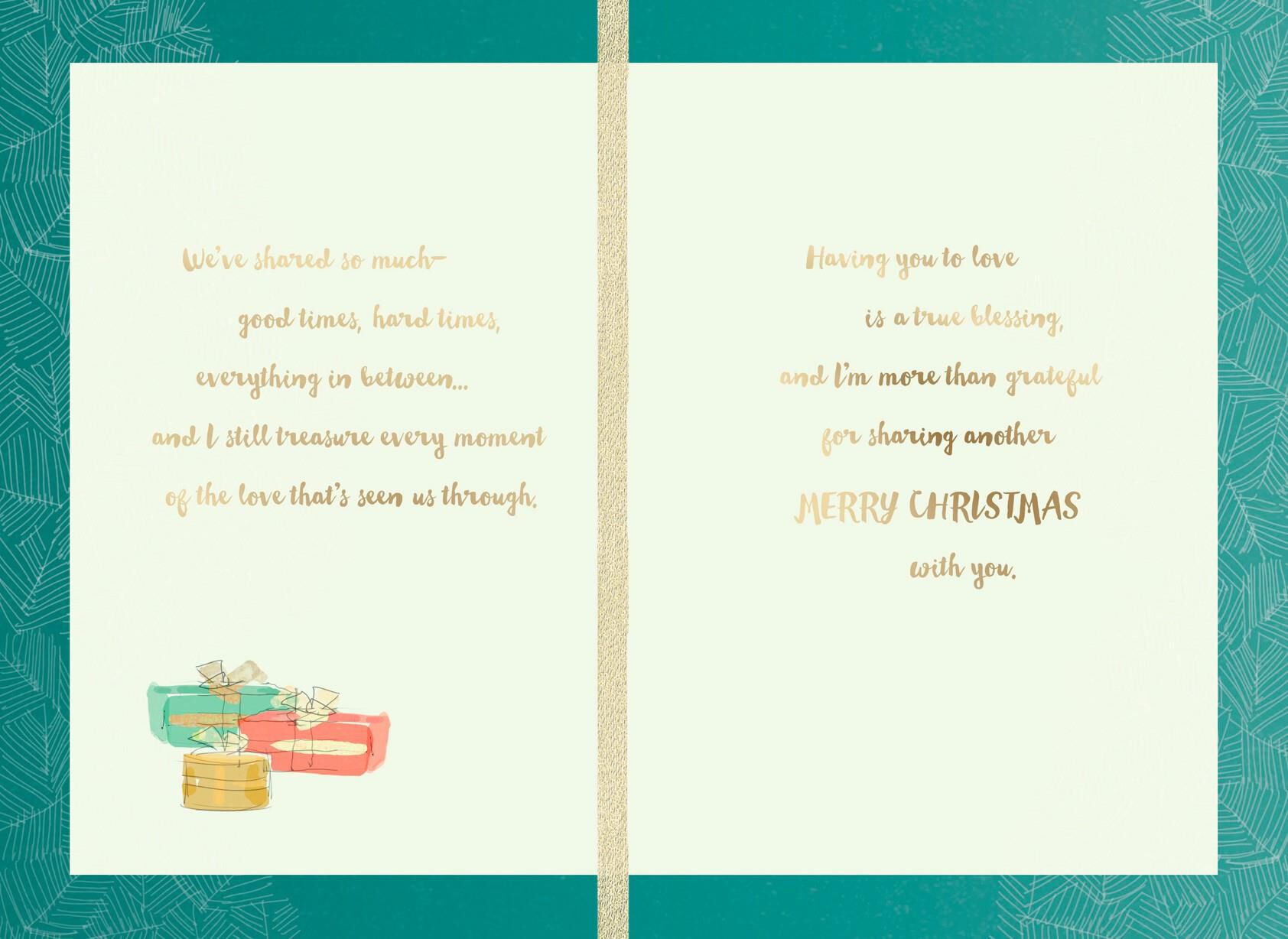 Loving Couple Christmas Card