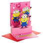 Minions Go Bananas Funny Pop-Up Valentine's Day Card With Sound, , large image number 1